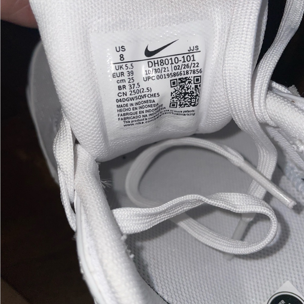 Air Max 90 Women's Size 8 White/Black - Picture 7 of 10